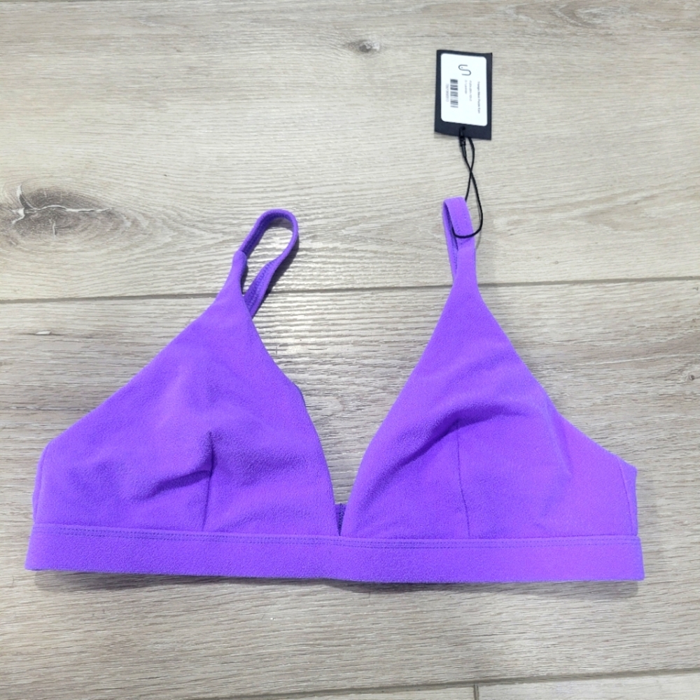 Understatement Triangle Bikini Purple Rain Top